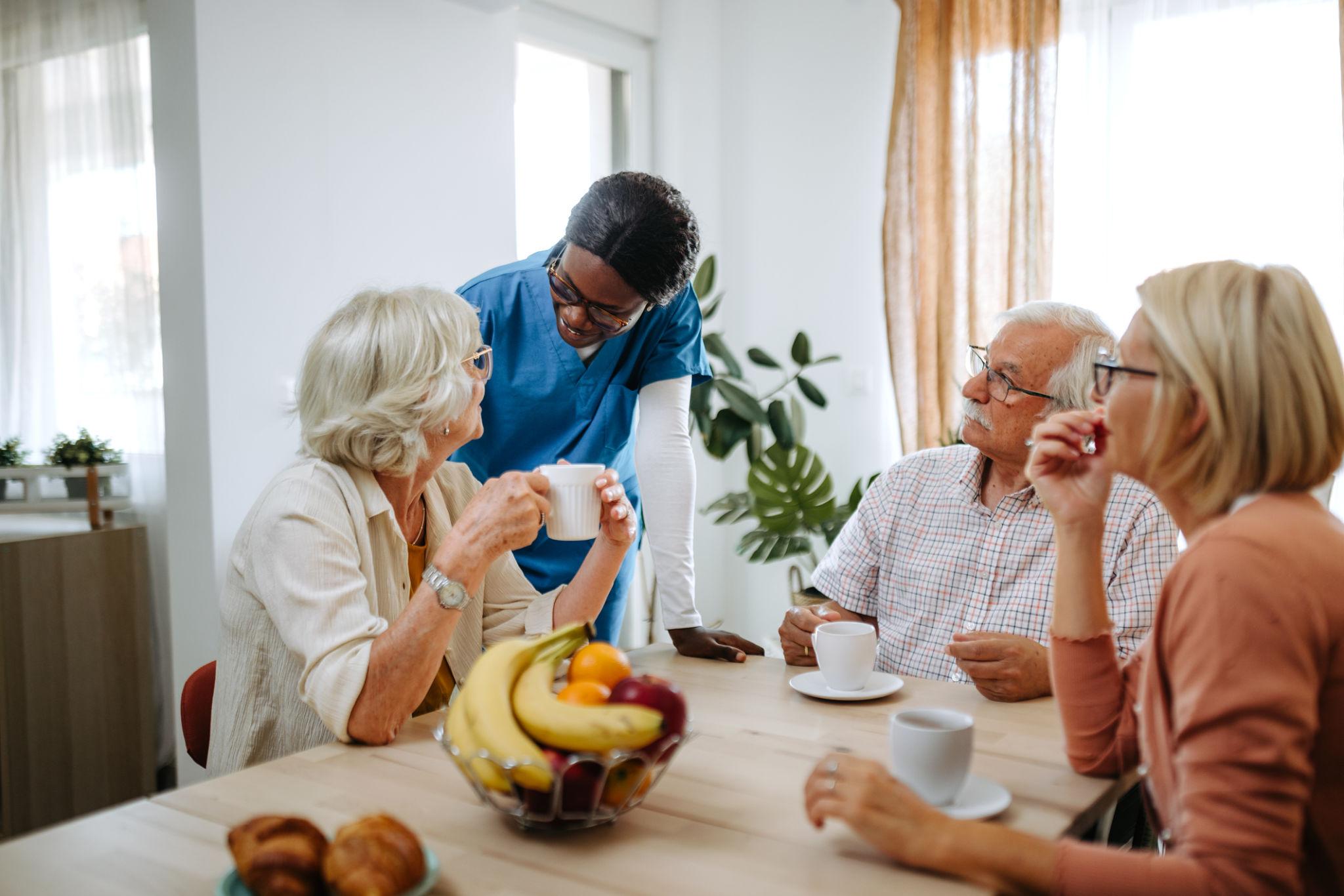 Comfortable senior living environment at Hofstein Nursing Home